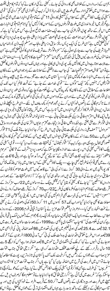 Iqtesadi Mahool Or Haqaiq