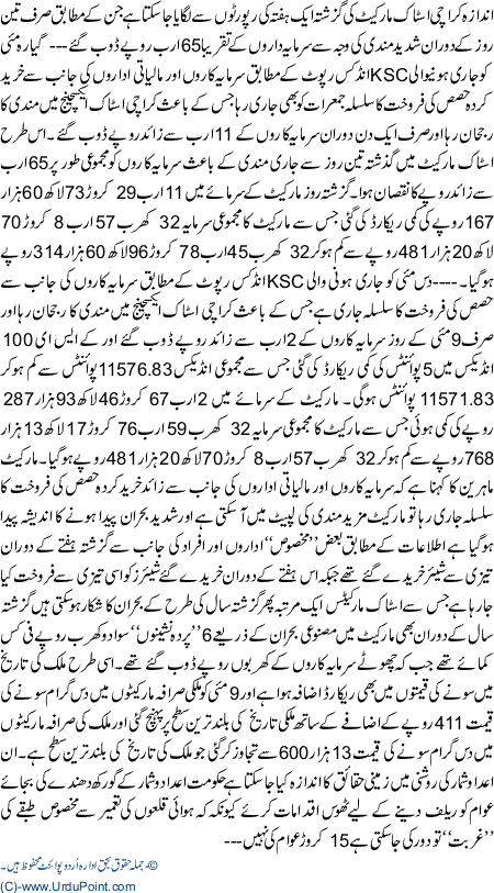 Iqtesadi Mahool Or Haqaiq