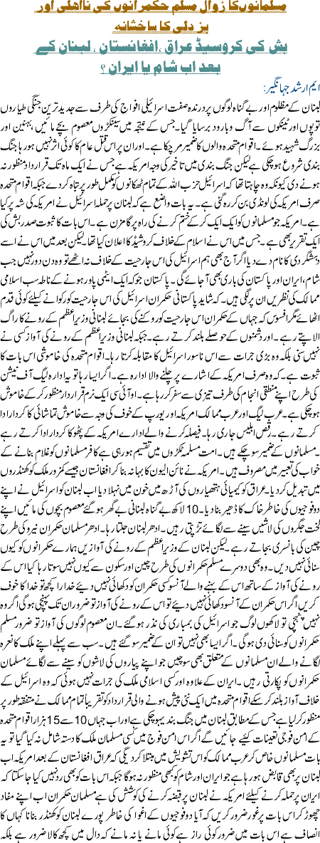 Musalmaanoon ka zawal