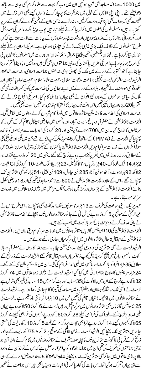 Saniha 8 October , Aik Saal Guzar GIya