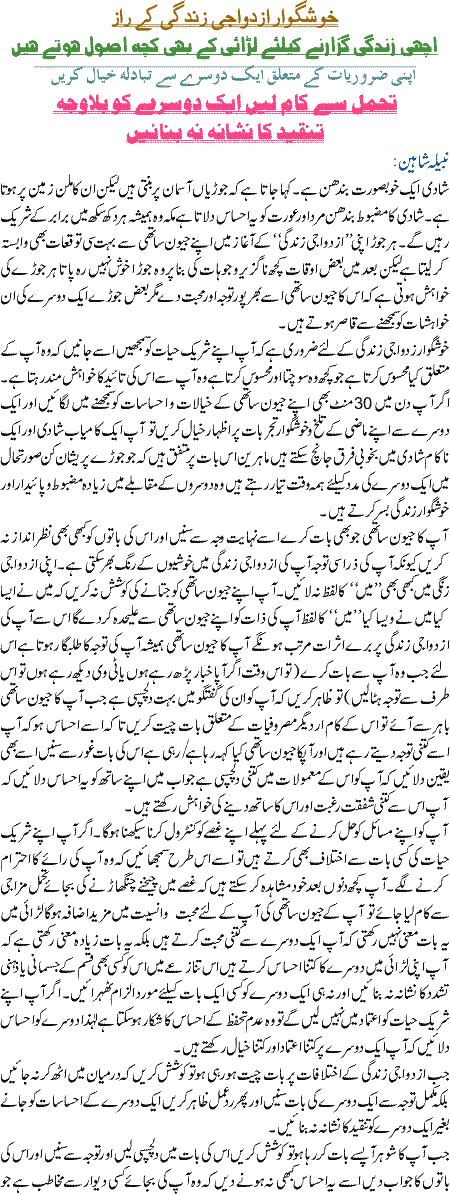 Azdawaji Khushgawar Zindagi K Razz