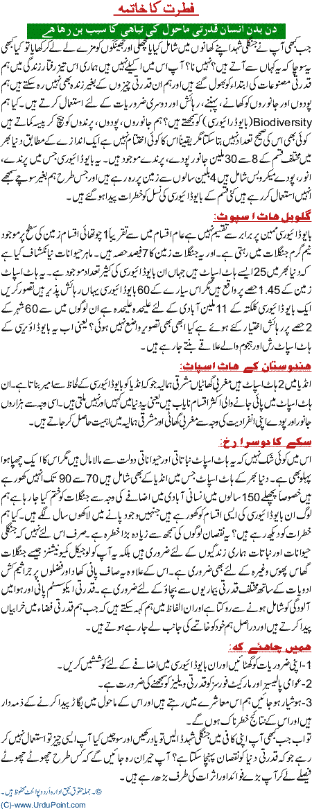 Fitrat Ka Khatma