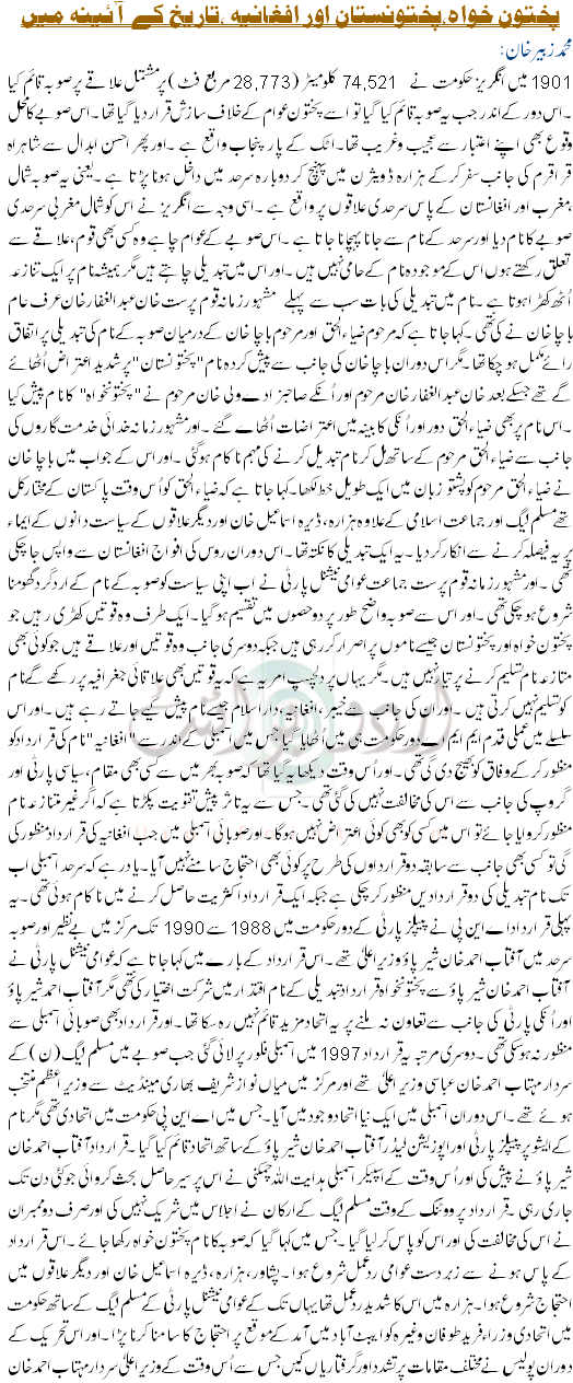 Afghania Tarekh K Aine Main