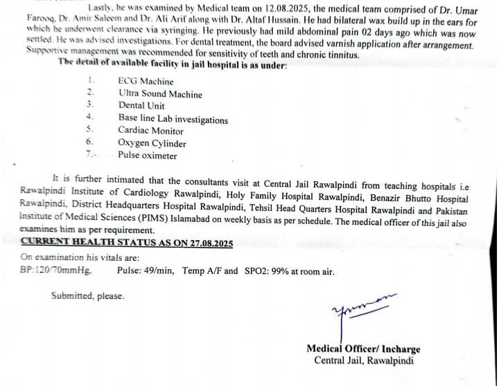 IK Medical report