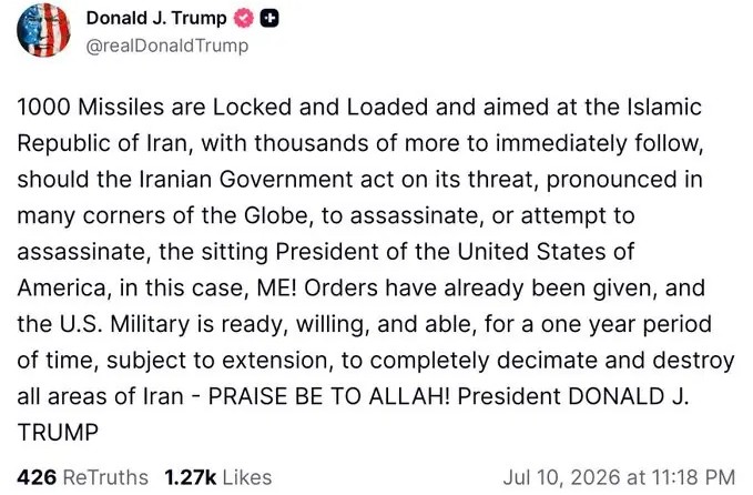 trump threat